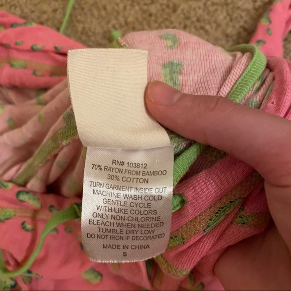 Munki Munki Pink Pickle Henley Nightgown - Picture 4 of 5